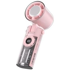 K-811 Transparent Mecha Handventilator - Roze