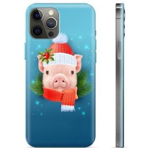 iPhone 12 Pro Max TPU-hoesje - Winter Piggy