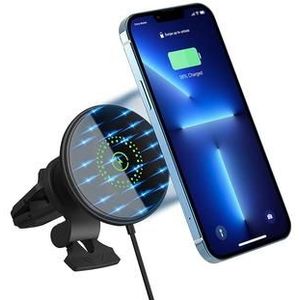 B553 voor iPhone 12/13/14/15/16-serie 20W magnetische adsorptie draadloze lader auto luchtventilatie mount opladen standaard