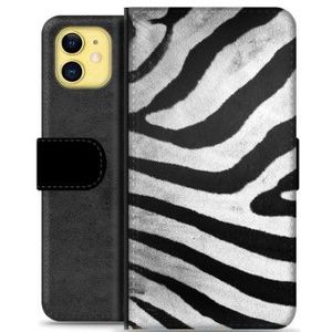 iPhone 11 Premium Portemonnee Hoesje - Zebra