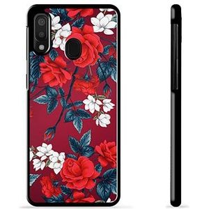 Samsung Galaxy A20e Beschermhoes - Vintage Bloemen