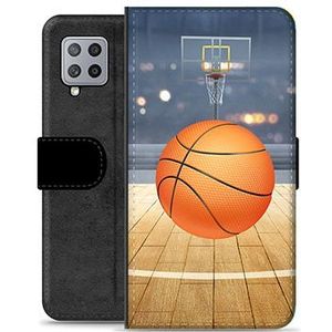 Samsung Galaxy A42 5G Premium Portemonnee Hoesje - Basketbal