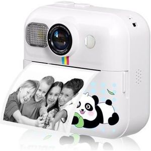 CP02 HD digitale camera voor kinderen met thermische printer & 32G TF-kaart - Wit