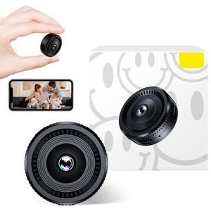 C8 Mini WiFi Beveiligingscamera met 64GB Geheugenkaart - Zwart