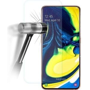 Samsung Galaxy A80 Gehard Glas Screenprotector - 9H, 0.3mm - Doorzichtig