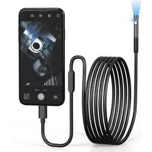 Waterdichte 8mm endoscoopcamera voor iPhone, iPad, smartphones, tablet - 1m