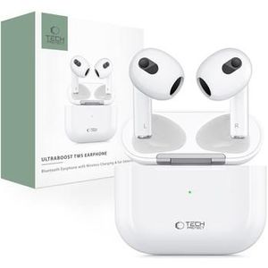 Tech-Protect UltraBoost - TWS Oortelefoon - Wit