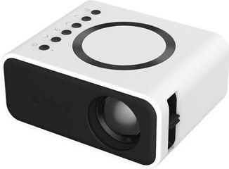 T300S Mini LCD Projector voor thuisbioscopen - Bedrade & draadloze schermsynchronisatie - Wit