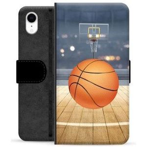 iPhone XR Premium Portemonnee Hoesje - Basketbal