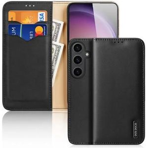 Samsung Galaxy S24 Dux Ducis Hivo Wallet Leren Hoesje - Zwart