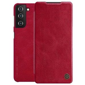 Nillkin Qin Series Samsung Galaxy S21+ 5G Flip Case - Rood