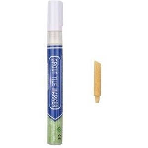 BIGTHUMB Waterdichte Voegen Pen Water Based Tile Grout Paint Pen Badkamer Keuken Parlor Balkon Vloer Herstellen Marker Tegel Gap Line Coating Pen