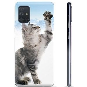 Samsung Galaxy A71 TPU Hoesje - Kat