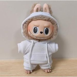 Schattige Labubu Poppenkleding - 5-delige outfit met camera voor 17 cm Schattige Labubu Poppenkleding - 5-delige outfit met camera voor 17 cm