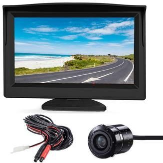 Auto Camera Achter met LCD Display RH-501 - Zwart