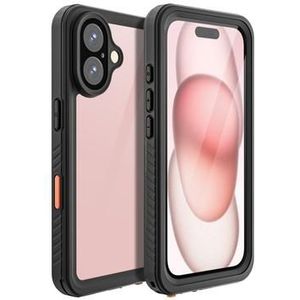 iPhone 16 Redpepper FS IP68 Waterdicht Hoesje - Zwart