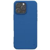 iPhone 16 Pro Nillkin Super Frosted Shield Pro Hybride Hoesje - Blauw