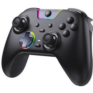 EasySMX X05Pro drievoudige modus gamecontroller met dual-stage Hall Triggers - Nintendo Switch/PC/Phone - Zwart