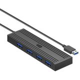 KAWAU H305-120 Snelle 4-poorts USB-hub USB 3.0-splitter voor laptop, flashdrive, keyborad