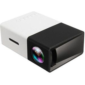 Mini Draagbare Full HD LED Projector YG300 - Zwart / Wit