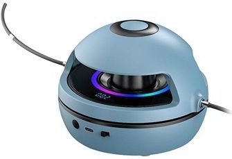 Touwtjespringen Machine met Bluetooth Speaker en LED Licht - Blauw