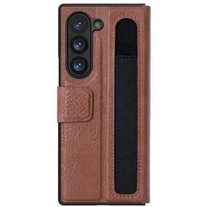 Samsung Galaxy Z Fold6 Nillkin Aoge Bekleed Cover - Bruin