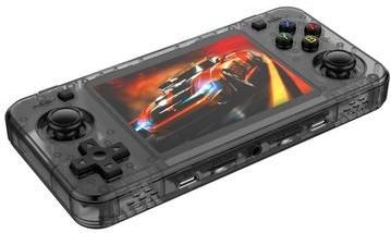 R36H Handheld Spelconsole met Games - 128GB - Doorschijnend Zwart