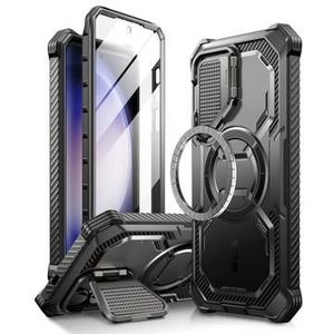 Samsung Galaxy S24 Supcase i-Blason Armorbox Mag Hybride Hoesje - Zwart