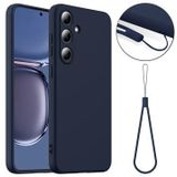 Samsung Galaxy S25+ Liquid Siliconen Hoesje - MagSafe Compatibel - Donkerblauw