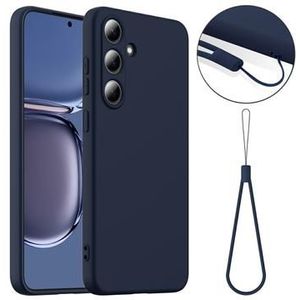Samsung Galaxy S25+ Liquid Siliconen Hoesje - MagSafe Compatibel - Donkerblauw