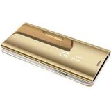 Luxury Series Mirror View Samsung Galaxy Note9 Flip Case - Goud