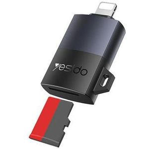 Yesido GS38 Lightning-naar-TF-kaartlezer voor iPhone & iPad