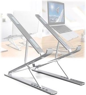 Universele Opvouwbare Multi-angle Laptop Stand N8 - 17.3 - Zilver