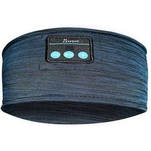 Bluetooth Hoofdband Draadloze Muziek Oortelefoon Slaap Earbud HD Stereo Luidspreker voor Slapen, Workout, Joggen, Yoga - Blauw