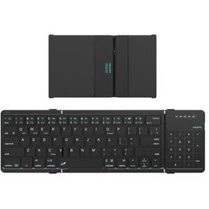 Nillkin Cube Pocket Opvouwbaar Bluetooth Toetsenbord met Touchpad - Zwart