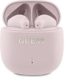 Guess Printed Classic Logo TWS Draadloze Oortelefoon - Roze