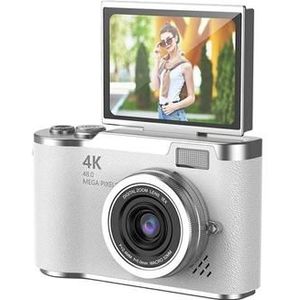 LK007 Flip-Screen Digitale Camera met 32GB Geheugenkaart - Wit