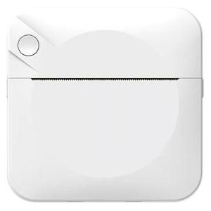 C17 Draagbare Bluetooth Miniprinter voor foto's en notities - Wit