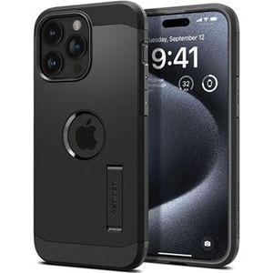 iPhone 15 Pro Spigen Tough Armor Mag Hoesje - Zwart