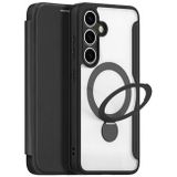 Samsung Galaxy S25+ Dux Ducis Skin X Pro Magnetische Flip Hoesje - Zwart
