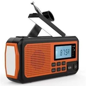 Buiten noodradio op zonne-energie met handzwengel SY373 - 4000mAh
