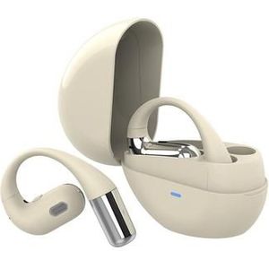 Bluetooth-hoofdtelefoon met open oor en ruisonderdrukking F15 - Beige