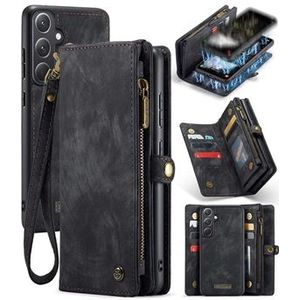 Samsung Galaxy A35 Caseme 008 2-in-1 Multifunctional Wallet Case - Black