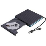 Slank extern DVD-station - USB-C / USB-A