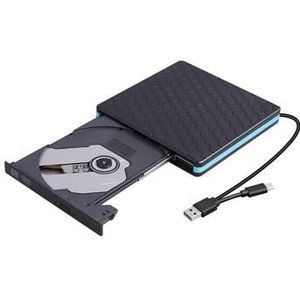 Slank extern DVD-station - USB-C / USB-A