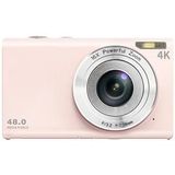 DC402-AF 4K Kids 48MP Digitale Camera Auto Focus 16X Digitale Zoom Vlogging Camera voor Tieners - Licht Roze