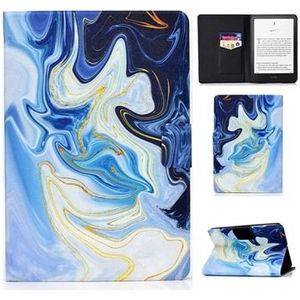 Amazon Kindle Paperwhite (2024) Slimme Foliotas - Blauw Marmer