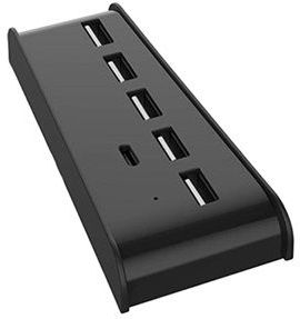 Sony PlayStation 5 snelle 6-poorts USB-hub - 5x USB, 1x USB-C