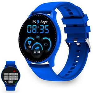 Ksix Core AMOLED Smartwatch met sport/gezondheidsmodus - Blauw