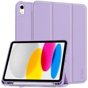 iPad 2022/2025 Tech-Protect SmartCase Pen Tri-Fold Folio Hoesje - Lilla